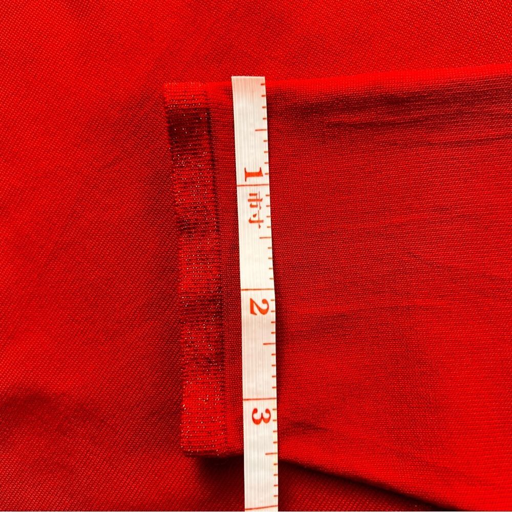 John Paul Richard Red Shimmer Open Cardigan Overlay Top Size XL - Picture 12 of 12